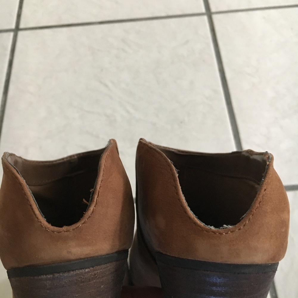 Steve Madden Rust Suede Distressed Mule Booties - image 7
